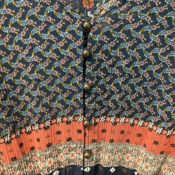 CALIFORNIA MOONRISE Sz S Cottagecore Bohemian Flowy Bohemian Dress - Picture 6 of 9